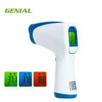 New style 3 colors backlight digital non contact forehead hospital infrared thermometer